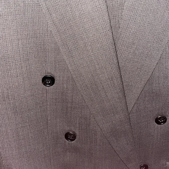 Men’s Bill Robinson 2 piece double breasted suit. With pleated trousers. 42XL